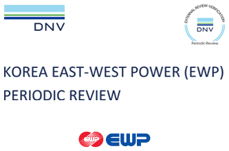 Korea East-West power 2025 green bond reporting periodic review