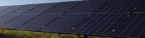 친환경 태양광 모듈 및 구조물 사용