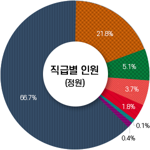 직급별 인원(정원)